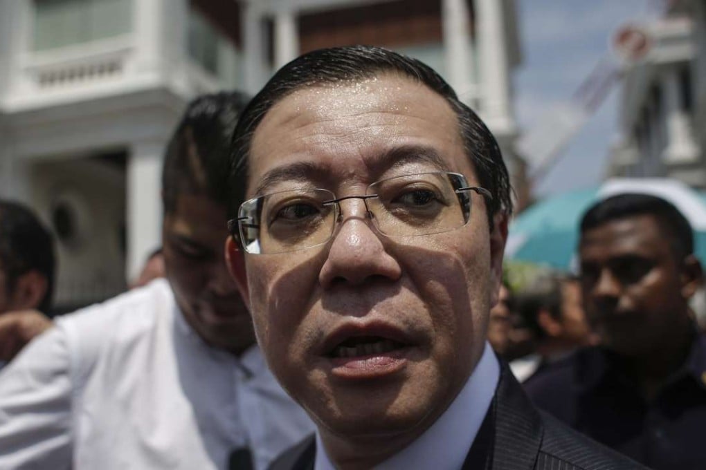 Penang Chief Minister Lim Guan Eng. Photo: EPA