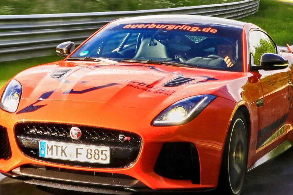 The Jaguar F-type SVR’s intelligent driveline dynamics system improves traction and stability. Photo: SCMP Pictures