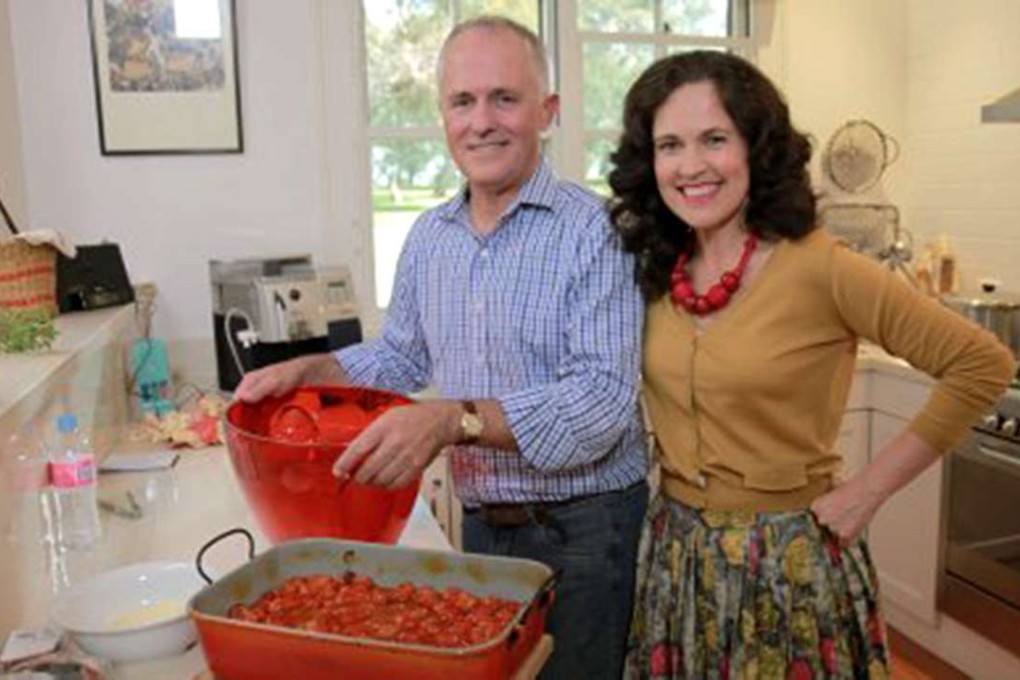Malcolm Turnbull on Australian TV show Kitchen Cabinet. Photo: SCMP Pictures