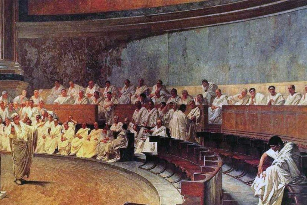 Cicero Denounces Catiline (1888) by Cesare Maccari.