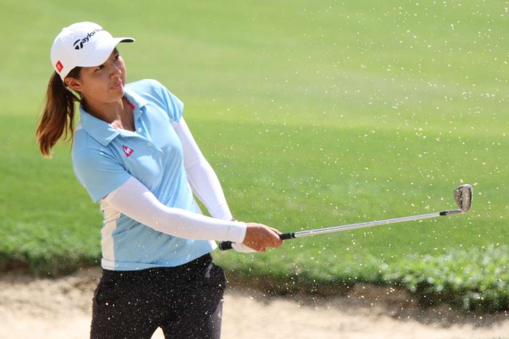 Amateur golfer Tiffany Chan Tsz-ching on her way to winning the professional Hong Kong Ladies Open at Hong Kong Golf Club. Photos: SCMP Pictures