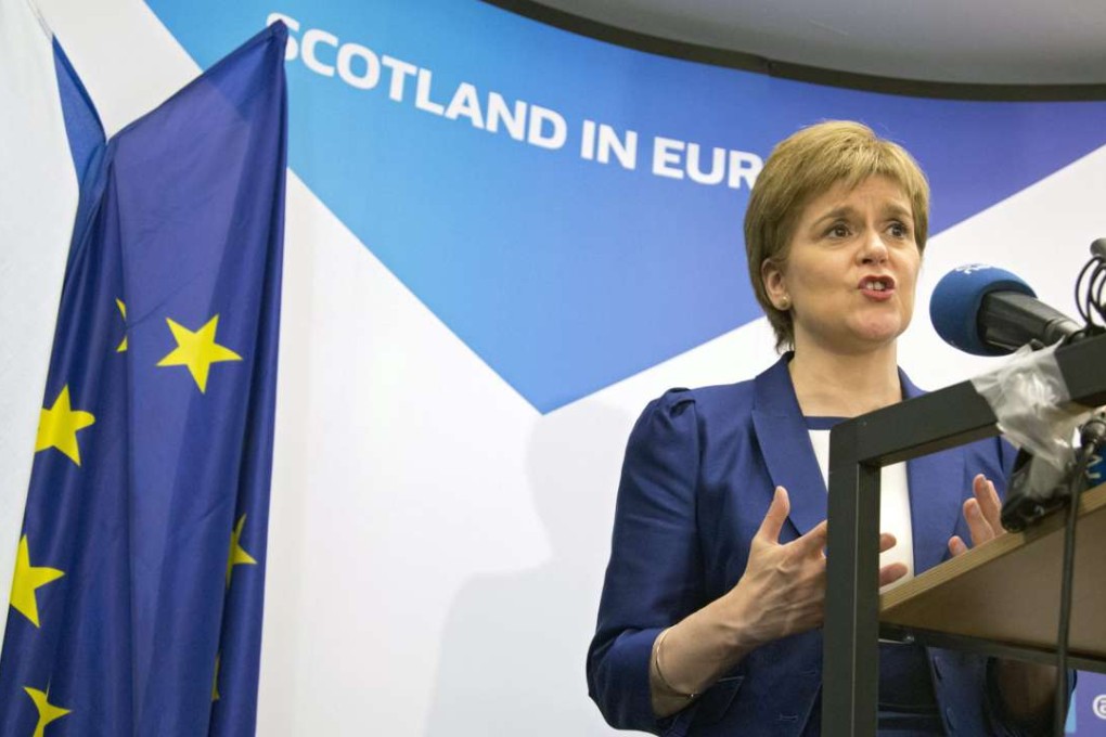 First Minister Nicola Sturgeon wants Scotland to remain in the European Union. Photo: EPA