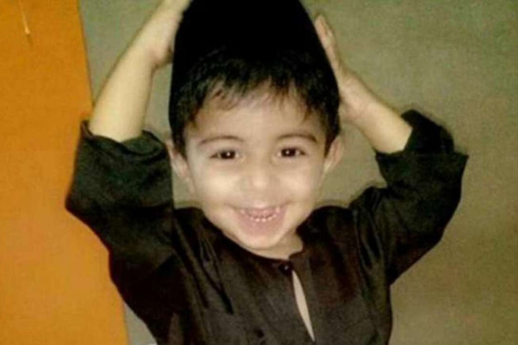 The two-year-old boy was tortured to death by his mother and her boyfriend for not eating his breakfast and indiscipline. Photo: The Straits Times