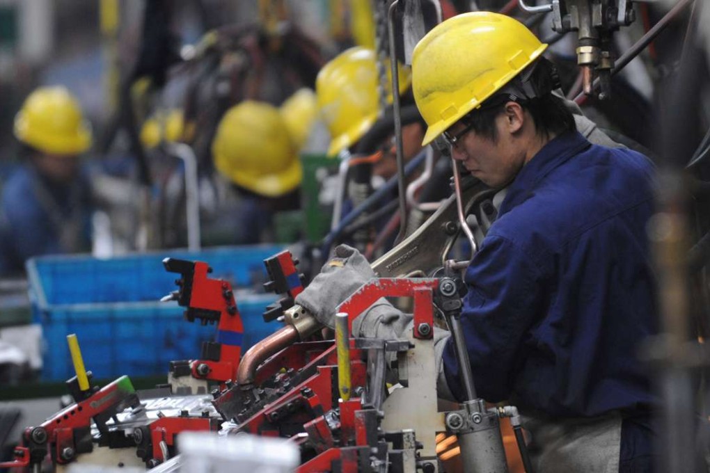 China’s manufacturing purchasing managers index (PMI) for June stood at 50, down slightly from 50.1 in May. Photo: Xinhua