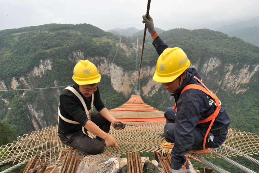 The new rules are aimed at allowing insurers to invest in projects of all type, especially those that form part of China’s flagship One Belt, One Road economic development initiative. Photo: Long Hongtao, Xinhua
