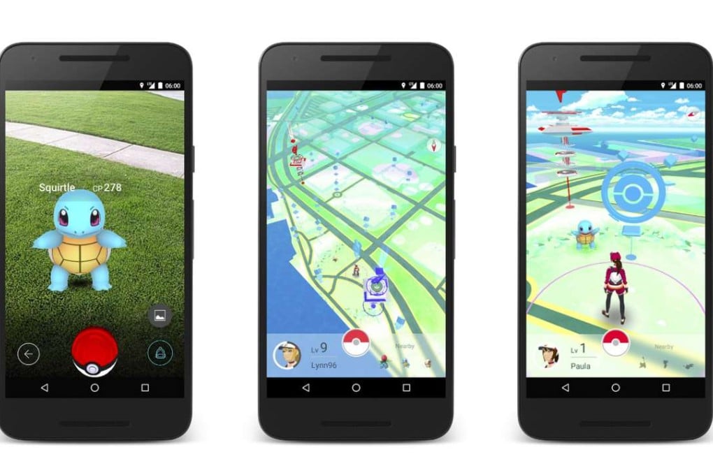 A screen grab from Pokemon Go.