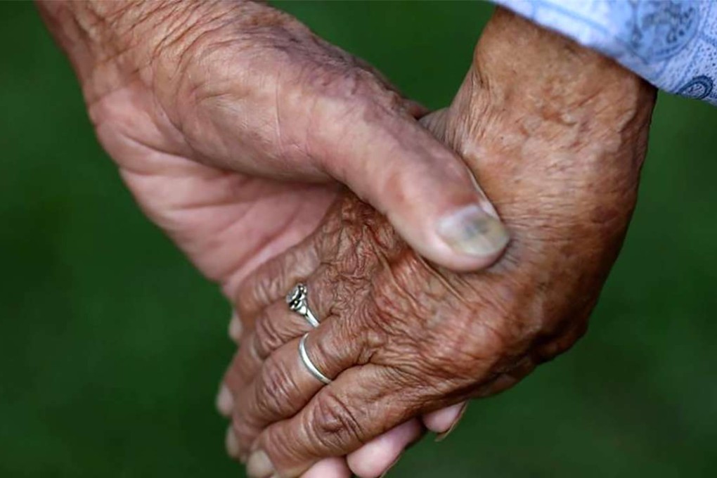 A couple who are both aged over 100 have been together for 96 years. Photos: SCMP Pictures