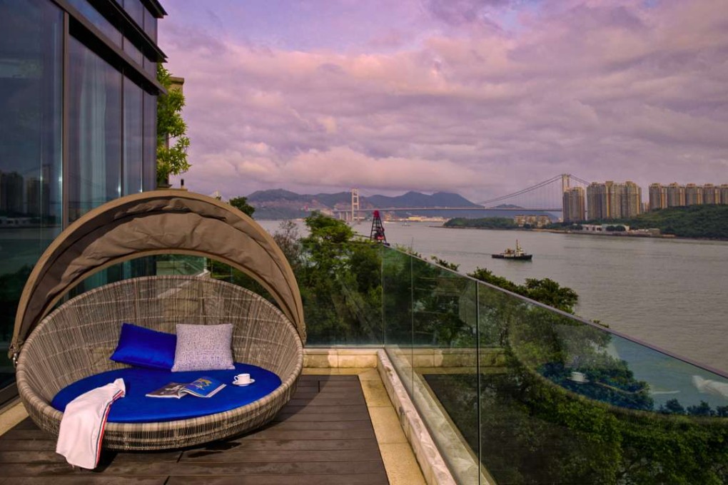 The duplex in Tsuen Wan West has stunning views. Photography: John Butlin