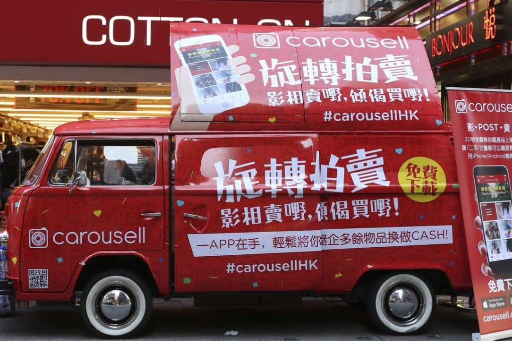Carousell wants to create an online marketplace and community. Photo: Rachel Cheung