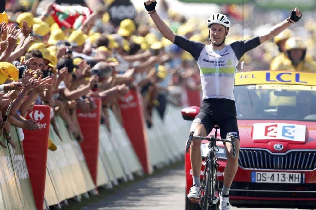 Stephen Cummings of Britain wins the seventh stage of the Tour de France. Photo: Reuters