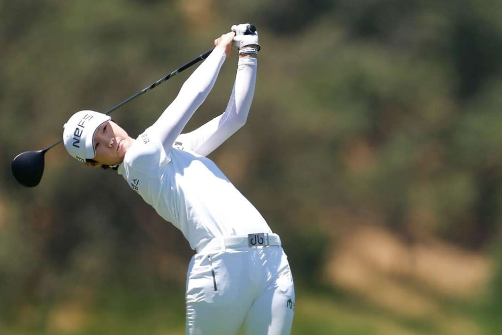 Park Sung-hyun Park during the second round of the US Women's Open. Photo; AFP