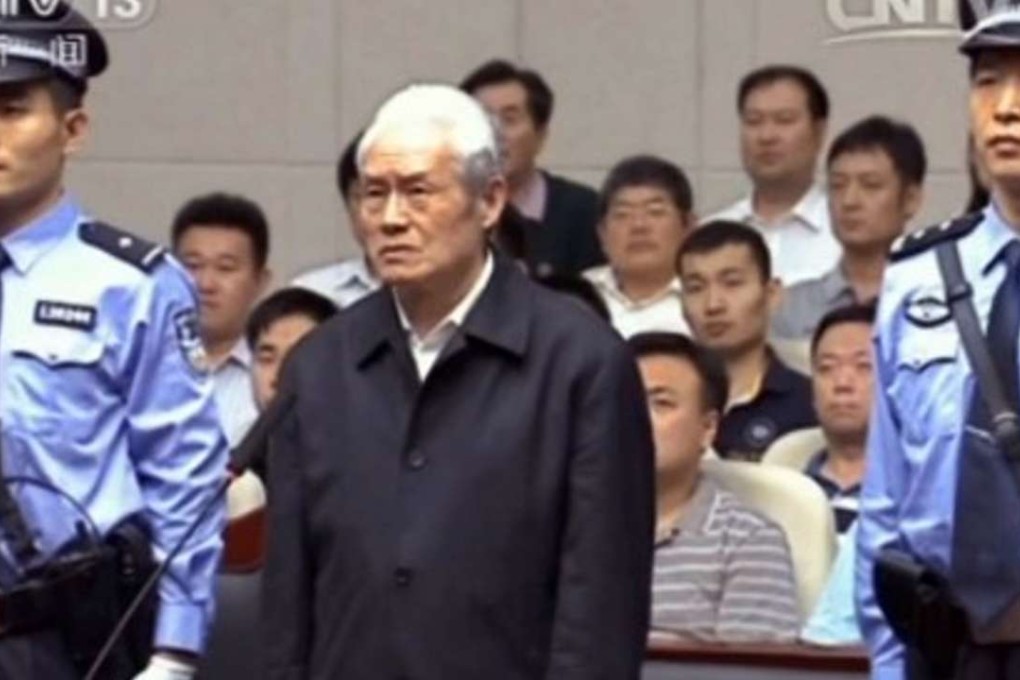 China’s former security chief Zhou Yongkang was jailed for life last year for graft, leaking state secrets and abuse of power. Photo: SCMP Pictures
