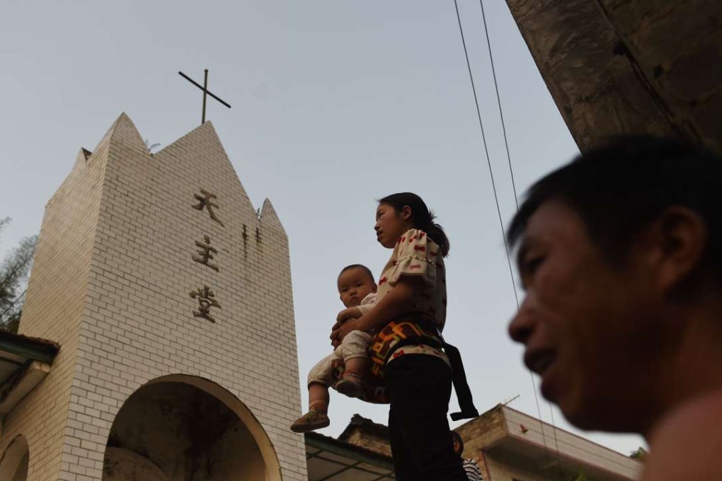 A Catholic Church in Changjing in Guangxi province, close to where the missionary Auguste Chapdelaine lived and worked. Photo: AFP