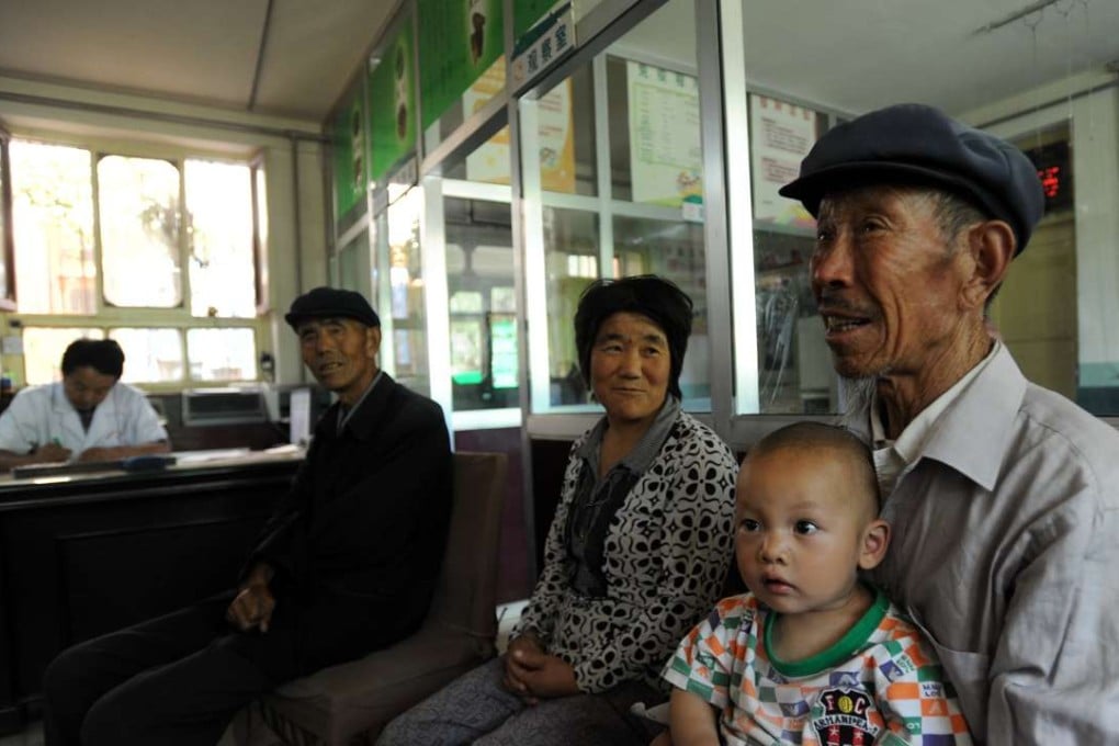 Official data show up to 44 per cent of families pushed into poverty were impoverished by illness. Photo: Xinhua