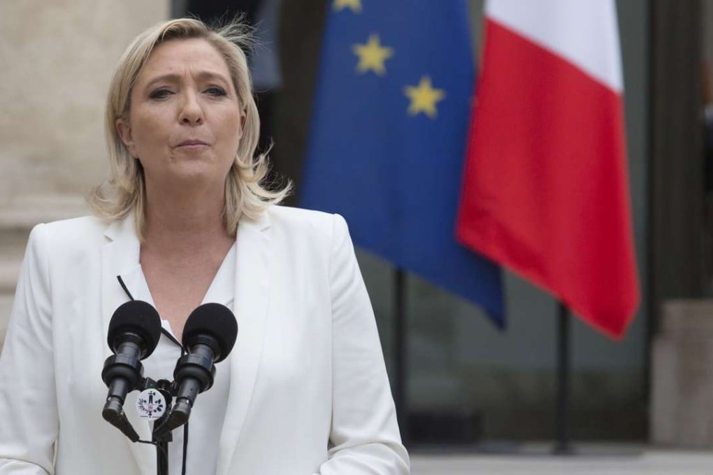 The latest opinion polls show France's Far-right National Front (FN) party leader Marine Le Pen edging ahead of French President François Hollande. Photo: AFP