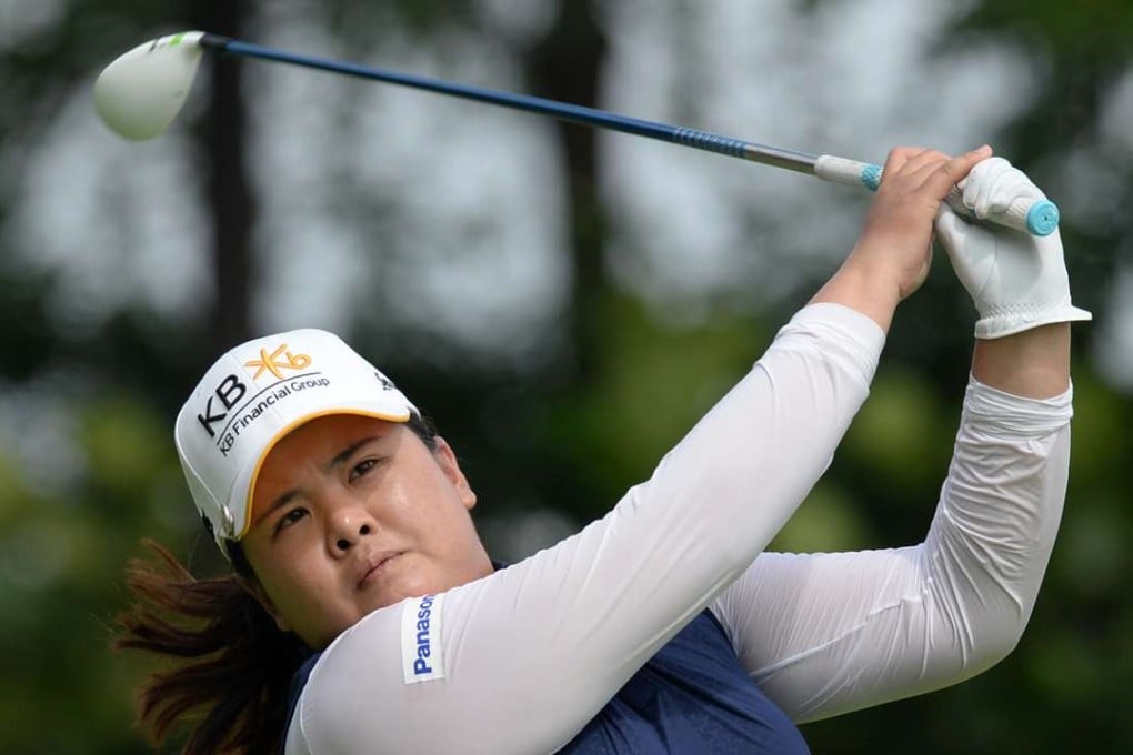 South Korea's Park In-Bee during the second round of the HSBC Women's Champions golf tournament at the Sentosa Golf Club in Singapore in March 2016. Photos: AFP