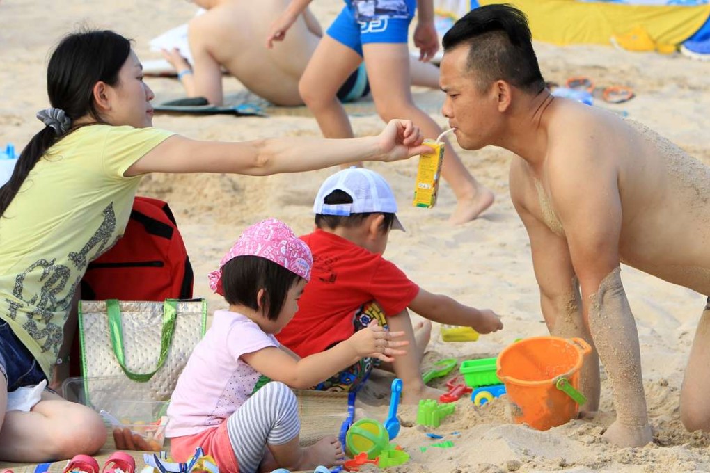 Some 39 per cent of parents cited long working hours as the biggest obstacle to family time together. Photo: Franke Tsang