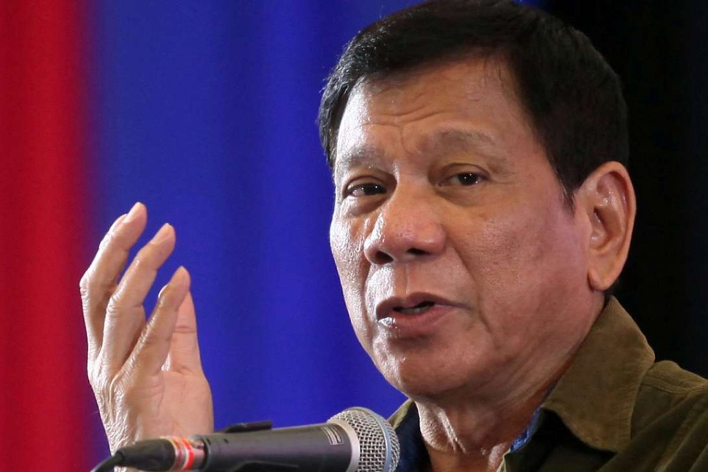 Philippine president Rodrigo Duterte was congratulated by President Xi Jinping on the day of his inauguration. Photo: Reuters