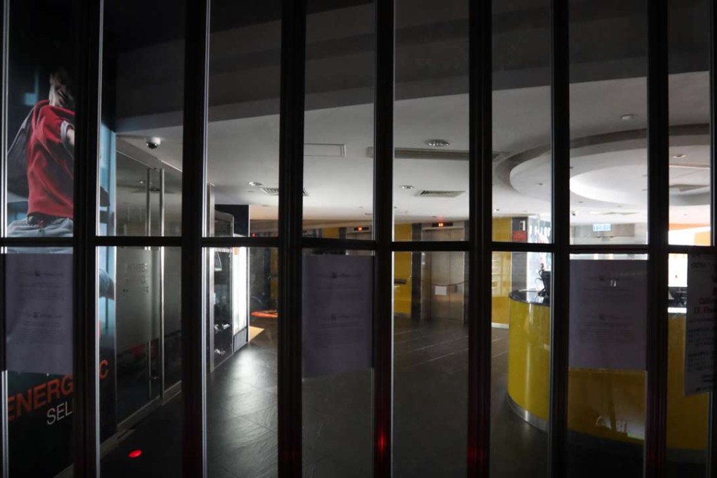 Like all the other branches, the California Fitness outlet in Kowloon Bay was closed on Tuesday. Photo: Edward Wong