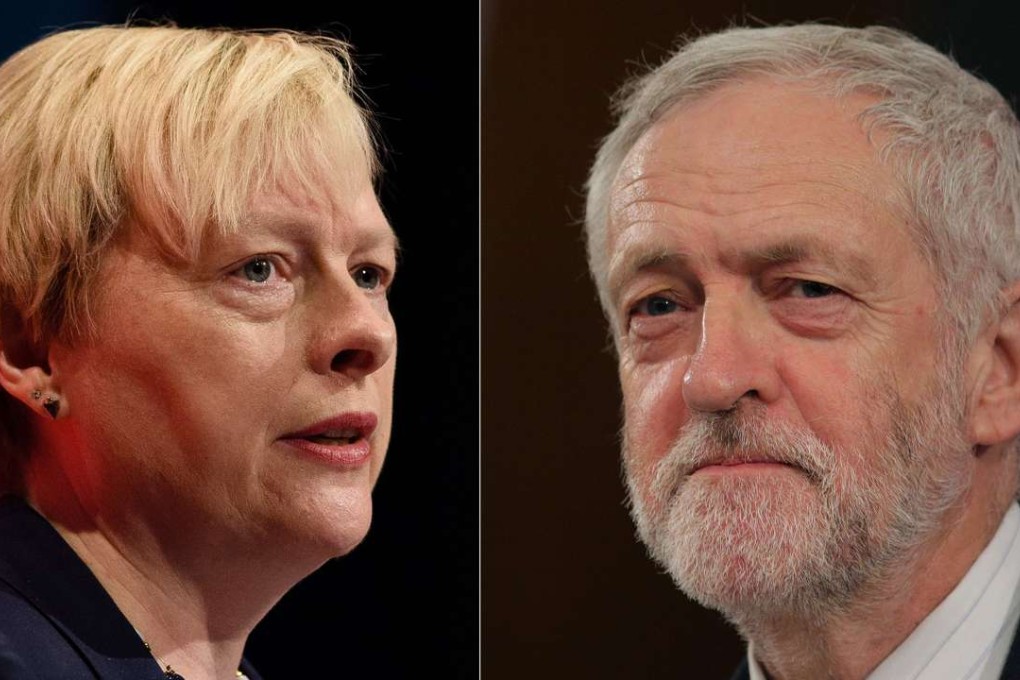 The British Labour Party’s shadow business secretary Angela Eagle is challenging Jeremy Corbyn for the party leadership. Photo: AFP