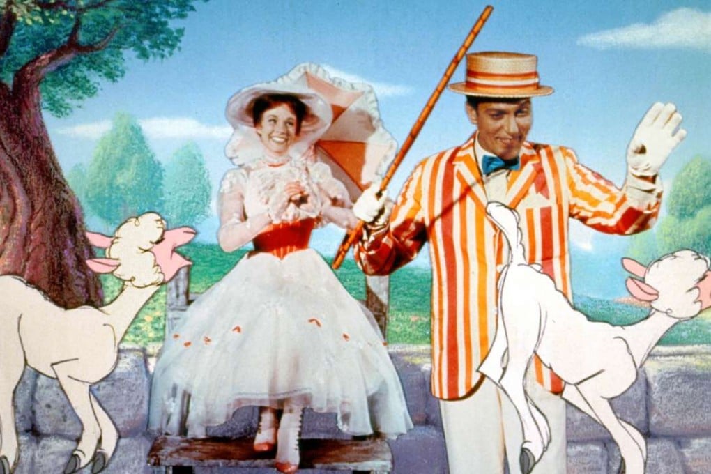 Julie Andrews and Dick Van Dyke in Mary Poppins. Photo: AP