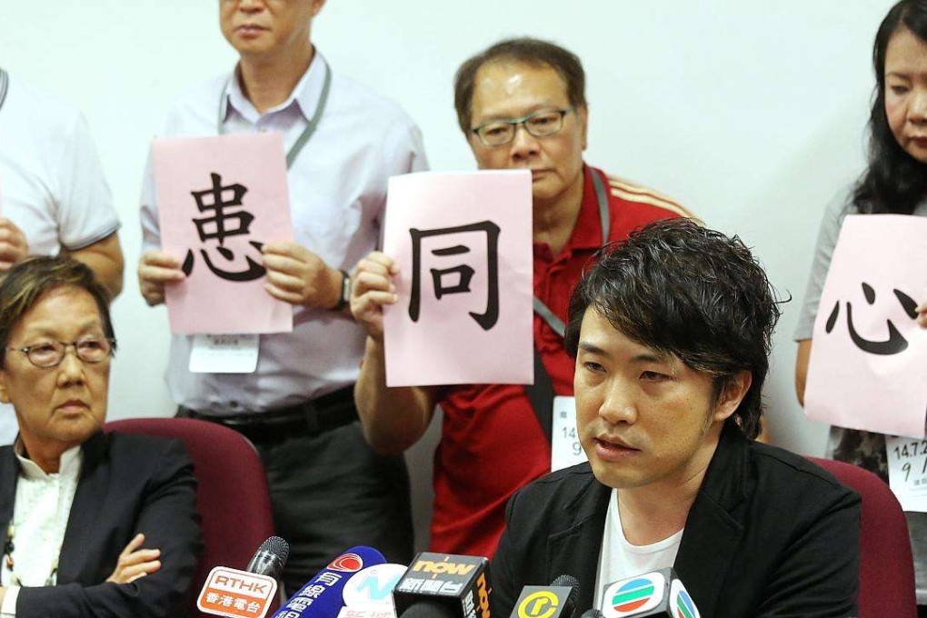 Former chairwoman of the Medical Council Professor Felice Lieh Mak (left) throws her weight behind patients’ rights groups pressing for doctors to stop opposing the bill. Photo: Dickson Lee