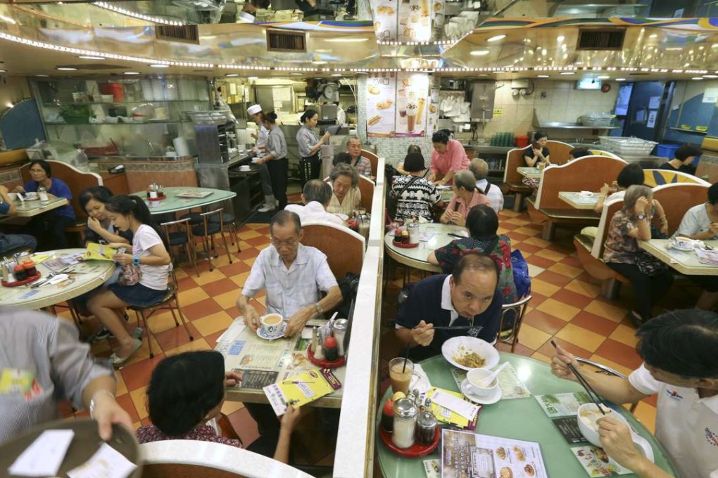The Tsui Wah restaurant on Wellington Street in Central. Photo: Dickson Lee, SCMP