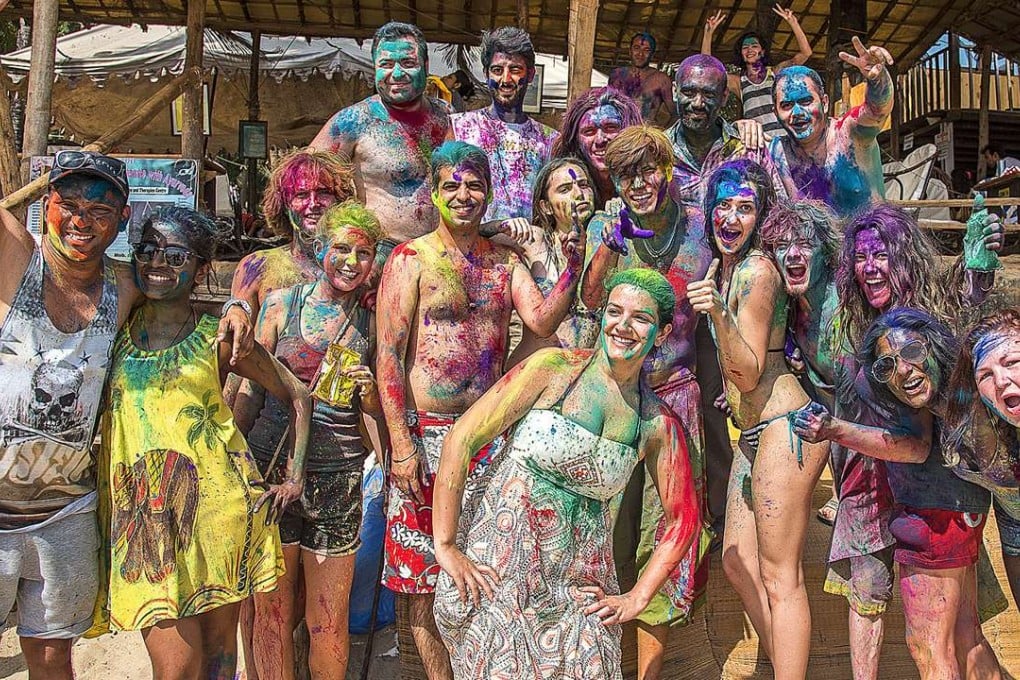 A colourful beach party in Palolem. Pictures: Tim Pile