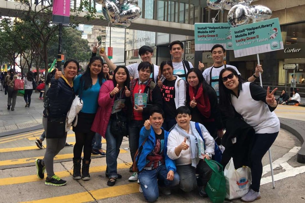 The HelperLibrary app launch, in Central.