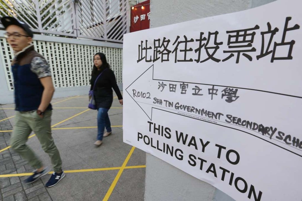 Voters go the polls on September 4 to elect a new Legislative Council. Photo: Felix Wong