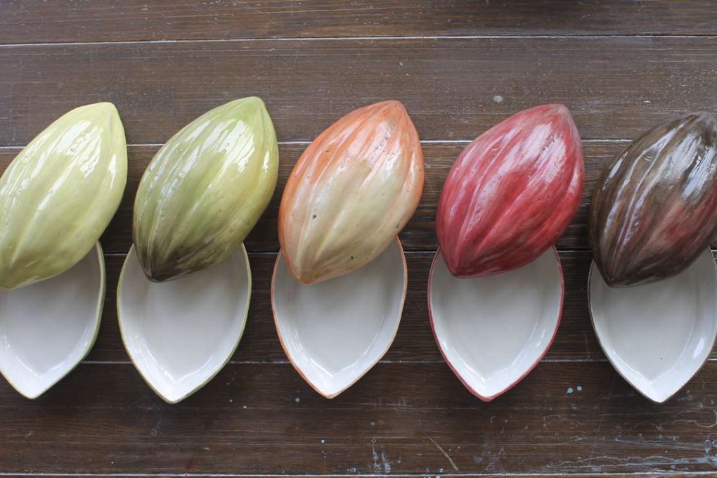 Cocoa Bean lidded vessels by Lok Ming Fung. Pictures: courtesy of Lok Ming Fung