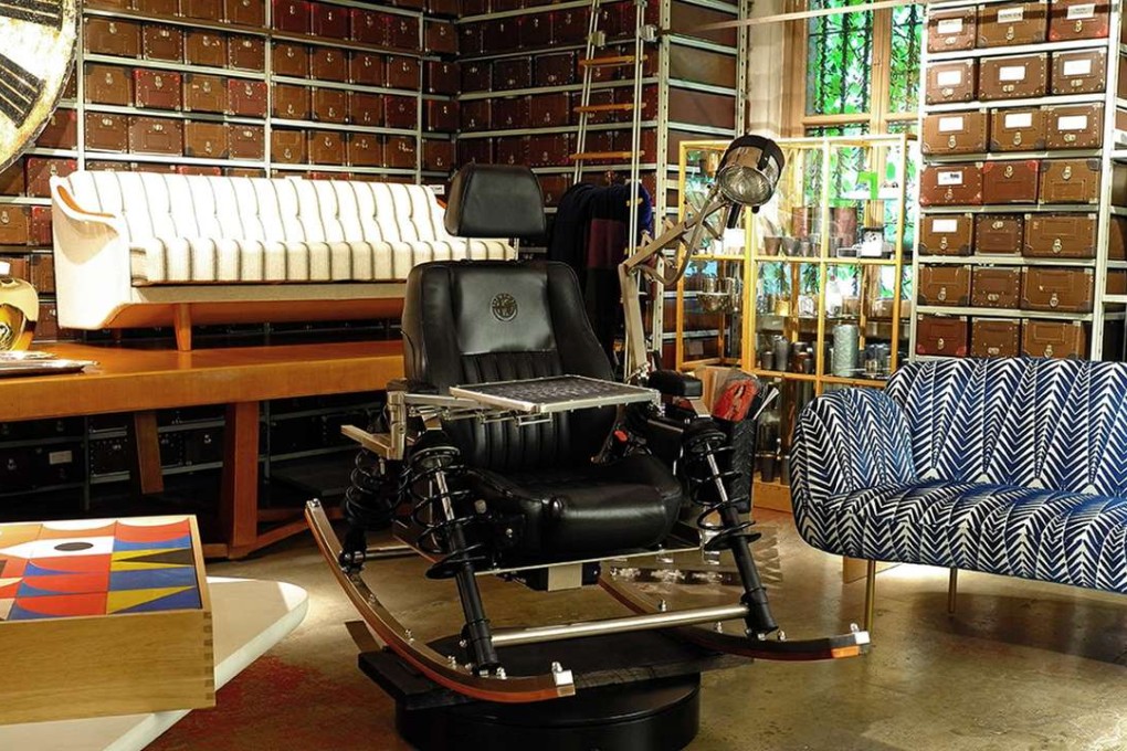 Italian furniture designer Enrico Marone Cinzano's forward-thinking range of furniture is on display at Spazio Rossana Orlandi in Milan. Photo: courtesy of Enrico Marone Cinzano