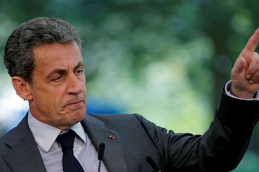 Nicolas Sarkozy, head of France's Les Republicains political party. Photo: Reuters