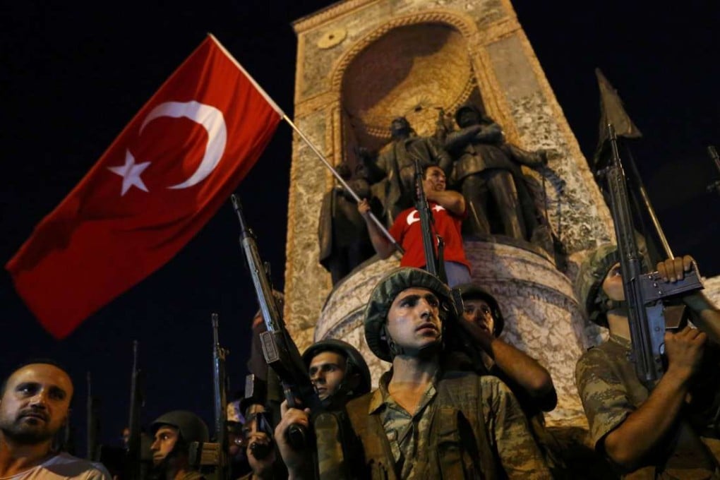 Turkish military stand guard near the the Taksim Square. Photo: Reuters