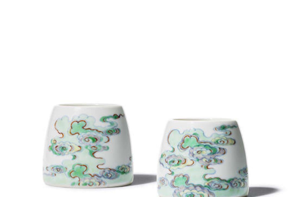 Imperial artefacts such as this pair of doucai waterpots were the most popular items among mainland Chinese bidders at a Bonhams auction in Hong Kong. Photo: Bonhams