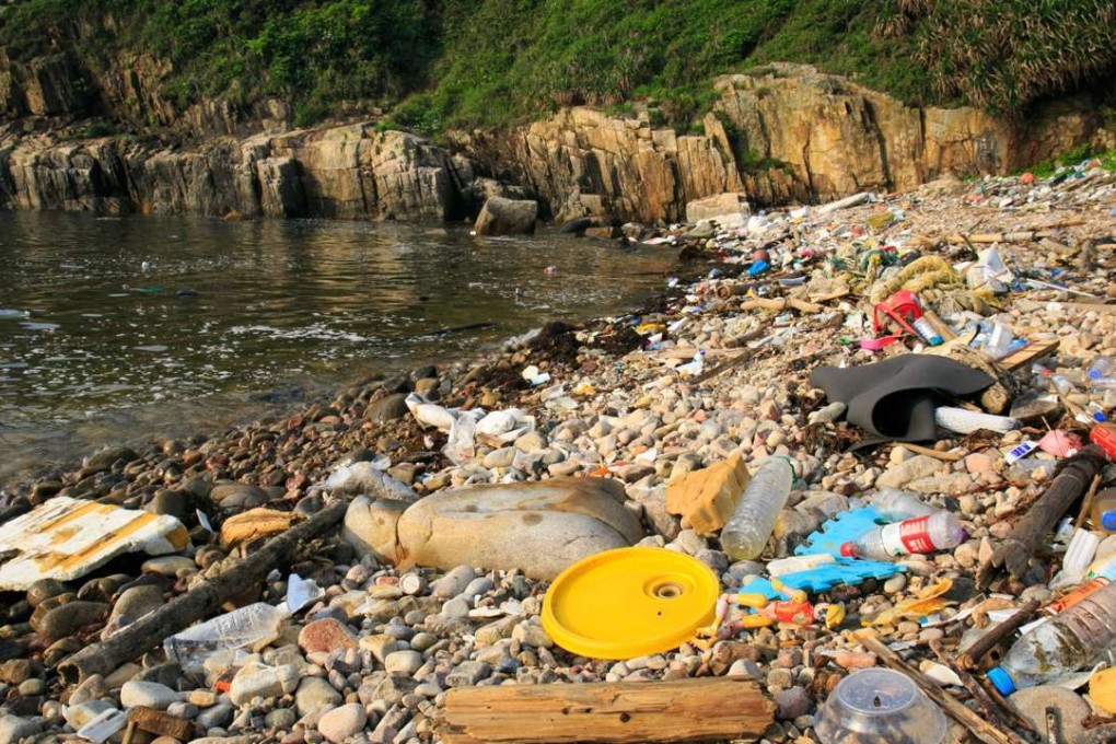 A more familiar image of marine waste – a Greenpeace survey revealed that two-thirds of Hongkongers did not know that microbeads constituted marine pollutants. Photo: Tessa Chan