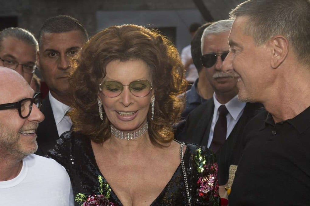 Sophia loren dolce gabbana cheap