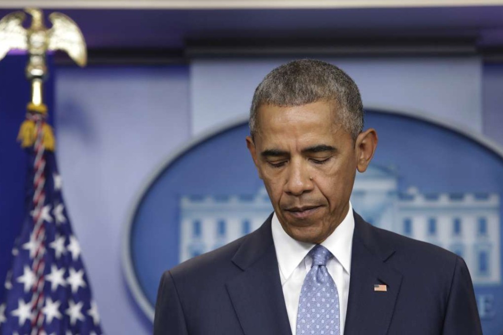 US President Barack Obama makes a statement at the White House in Washington about police officers deadly shooting in Baton Rouge on Sunday. Photo: AFP