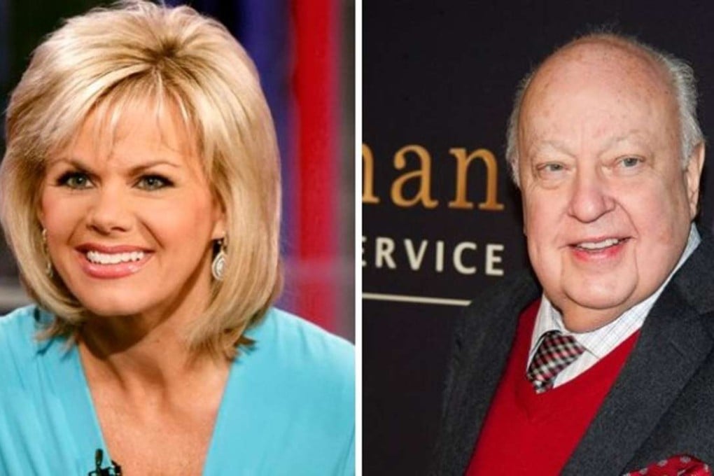 A combination photo of former Fox News anchor Gretchen Carlson and the news organisation's chairman Roger Ailes, whom she accuses of sexual harassment. Photos: AP