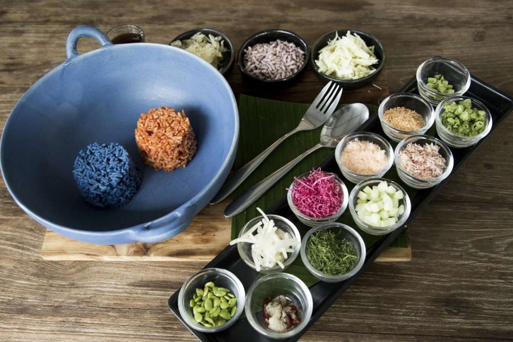 DIY Thai rice salad at Woo Cafe. Photos: Alexis Holm