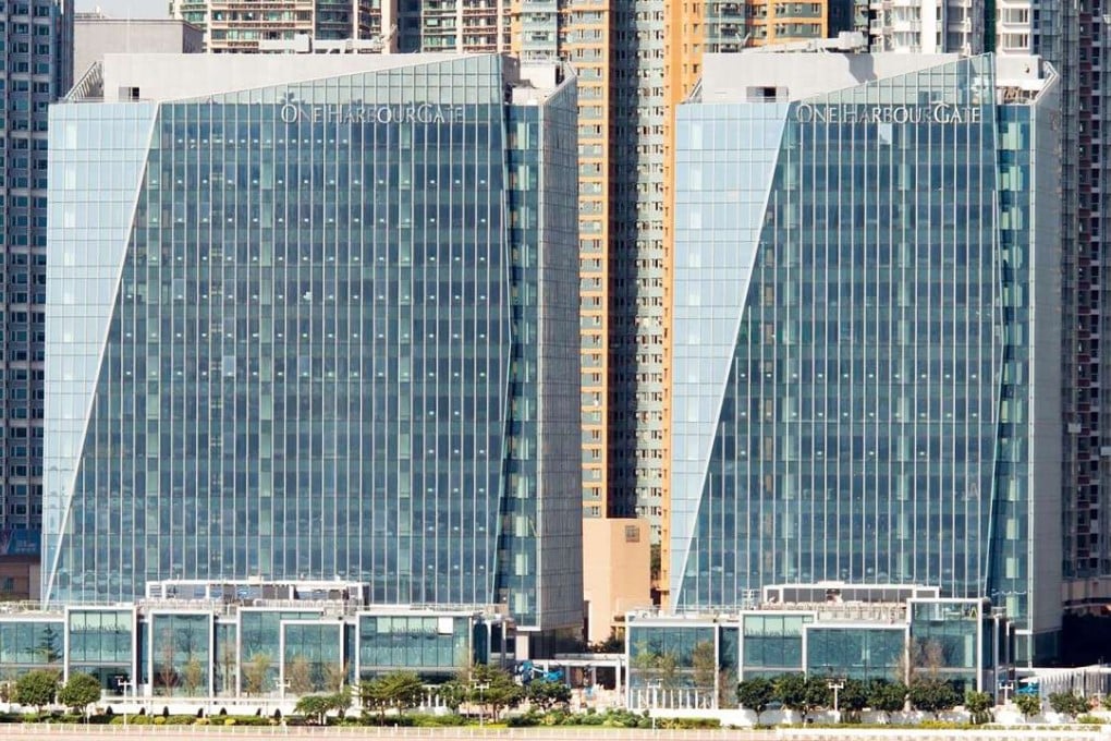 The One HarbourGate, the office building at 18 Hung Luen Road, Hong Kong.