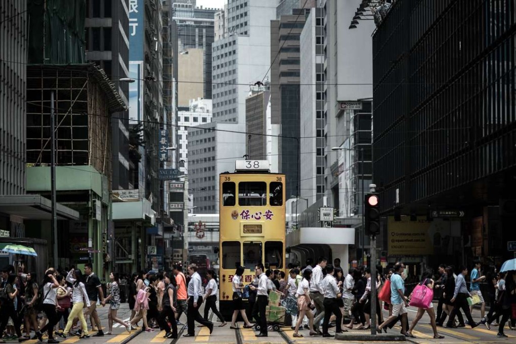 Rents in Grade A buildings in Hong Kong’s Central Business District have been rising due to the tight vacancy environment. Photo: AFP