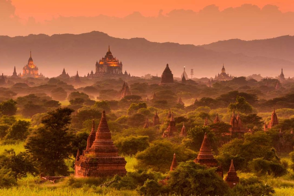 Stupas dot the skyline of Bagan in Myanmar. Photo: Alamy