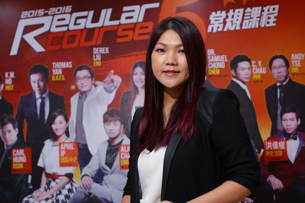 The dispute centres on the departure of Mia Wong for a rival tutorial centre. Photo: Edmond So