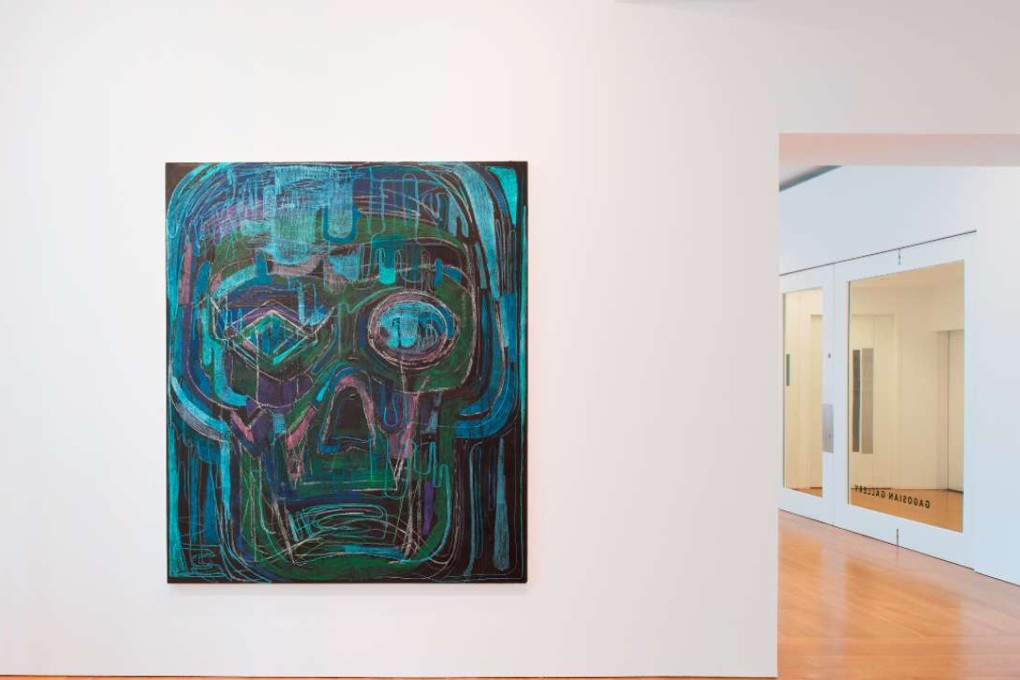 Thomas Houseago’s Psychedelic Brothers – Drawn Paintings exhibition. Picture: Courtesy of Thomas Houseago and Gagosian Gallery
