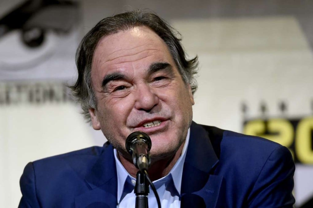 Director Oliver Stone attends Comic-Con International in San Diego on Thursday. Photo: AP