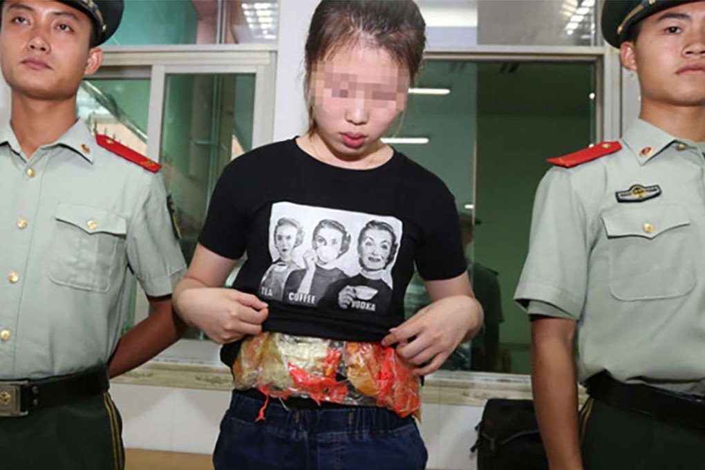 A woman was caught trying to smuggle 15kg of gold from Hong Kong to China. SCMP Pictures