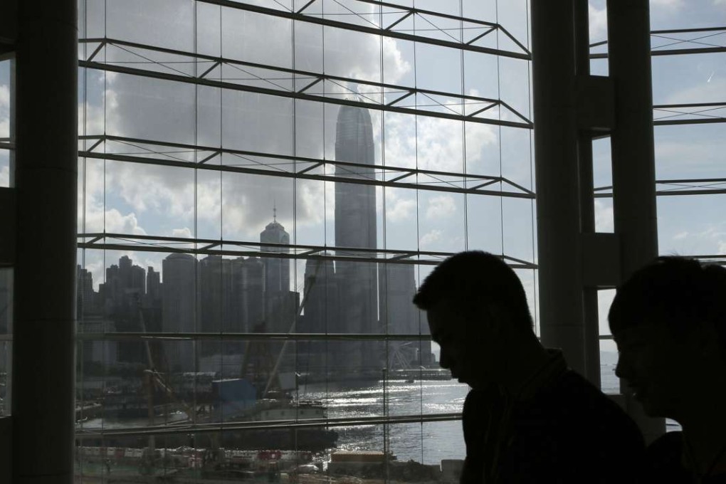 A view of Central district from Hong Kong's convention centre, which fronts Victoria Harbour. Photo: AP