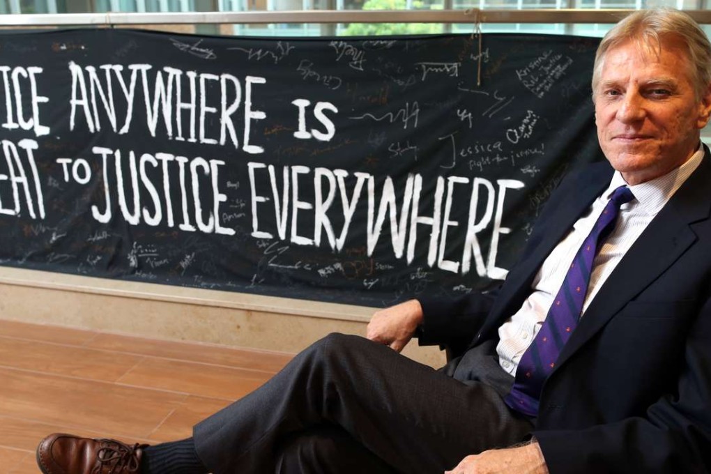 Michael Davis, who is leaving the law school at the University of Hong Kong for a job in the United States, said the city has become better in that society is now more politically aware. Photo: Dickson Lee