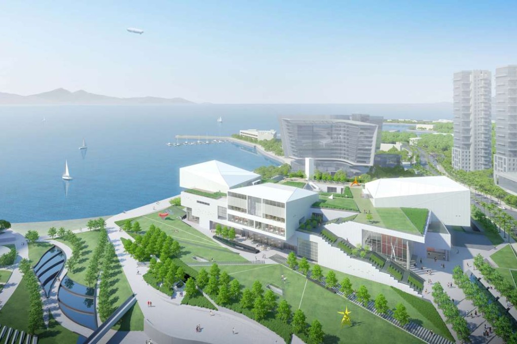 An artist’s impressions of the Shekou Design Museum, Shenzhen.